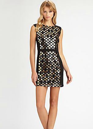 Alio Ro Sequined Dot Dress | On sale for $154.80 | Image courtesy of Saks