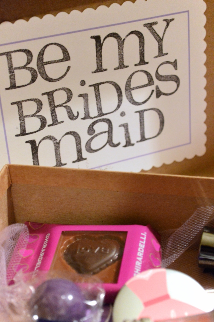 Be My Bridesmaid Box DIY Craft (5)