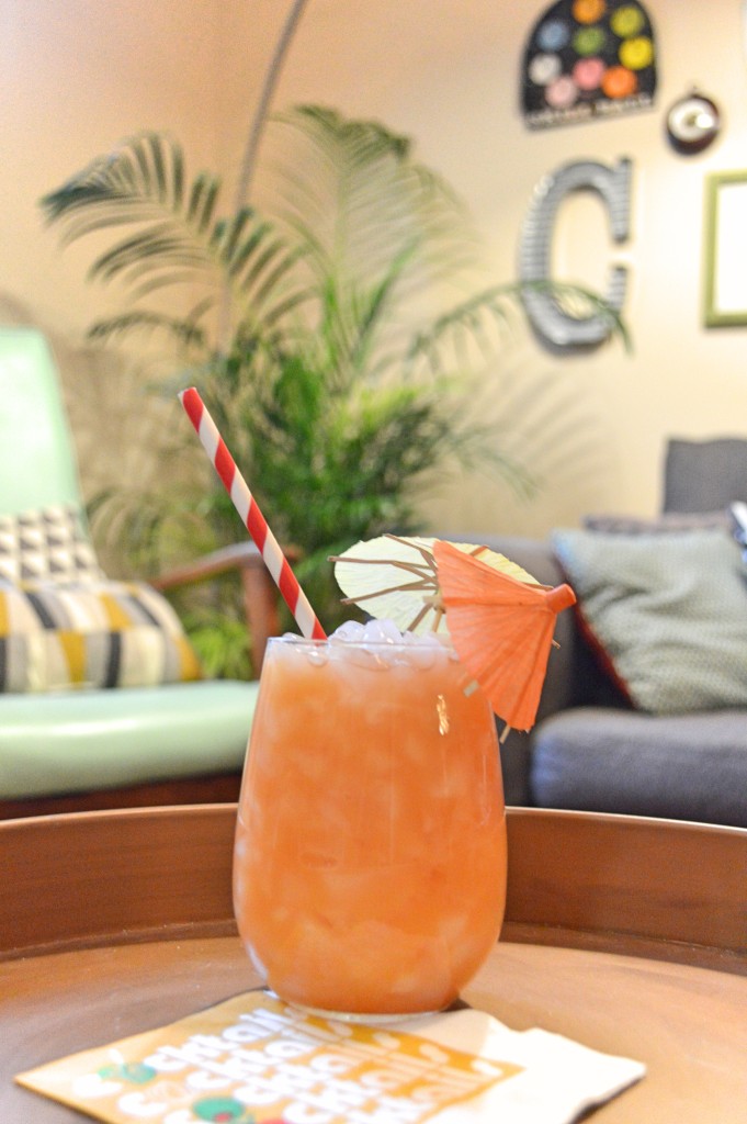 Toasting Summer Goodbye // Tropical Iced Tea-Quila Cocktail
