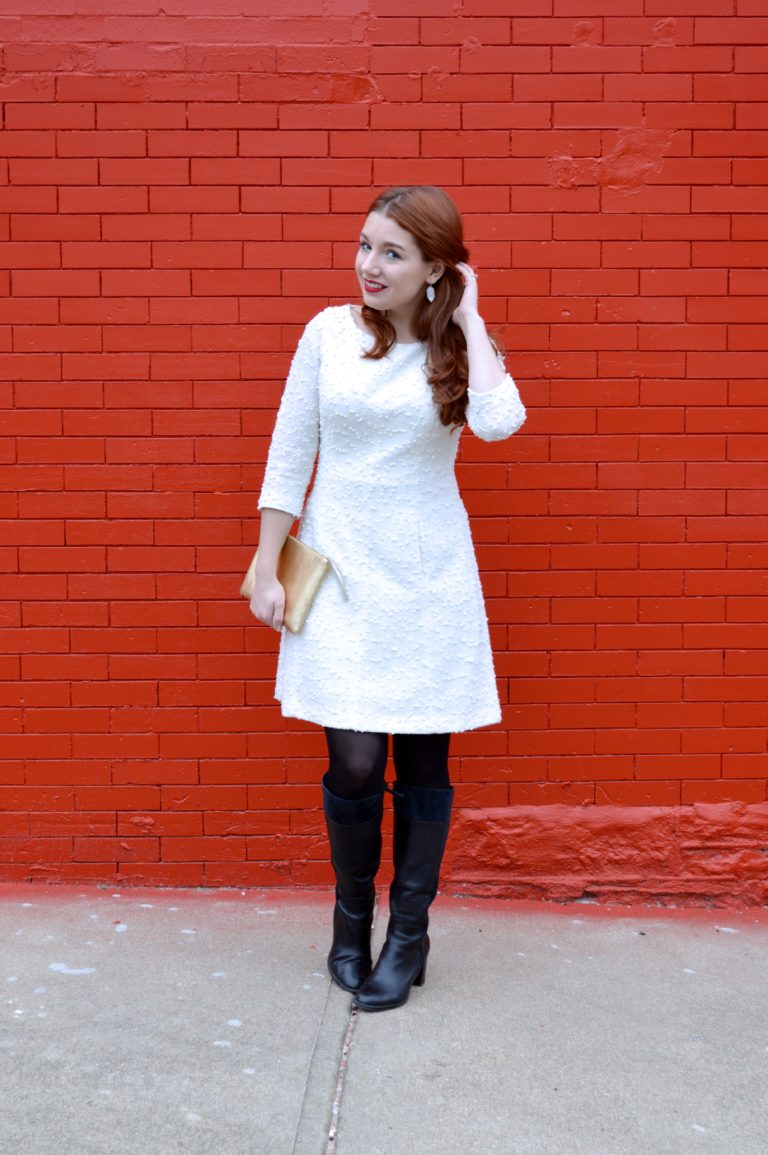 Valentine’s Day Outfit | Little White Dress + Lots of Sparkle – Oh ...