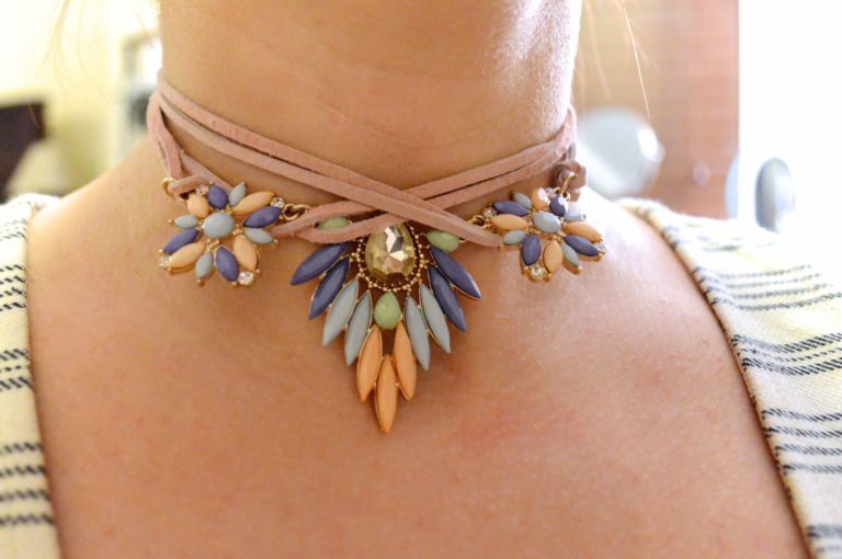 Simple DIY Suede Choker Necklaces + Bolo Tie Oh, Julia Ann