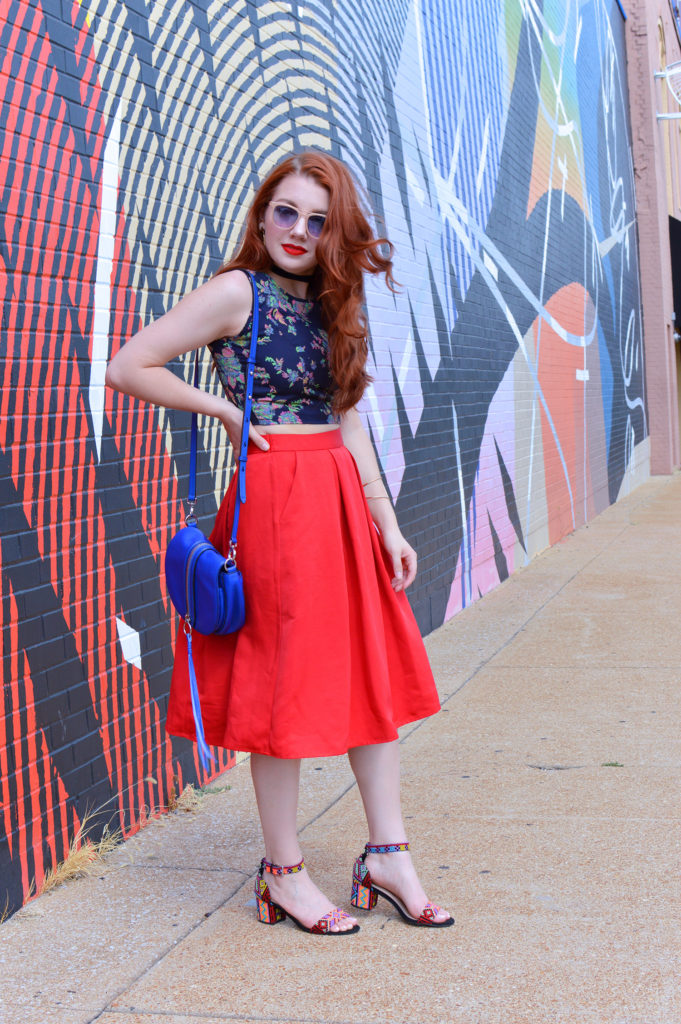 Bold Patterns and a Statement Skirt