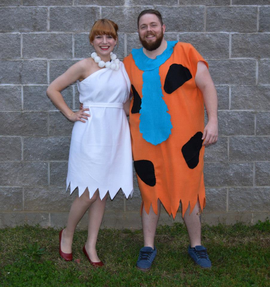 Fred and wilma flintstone costume diy